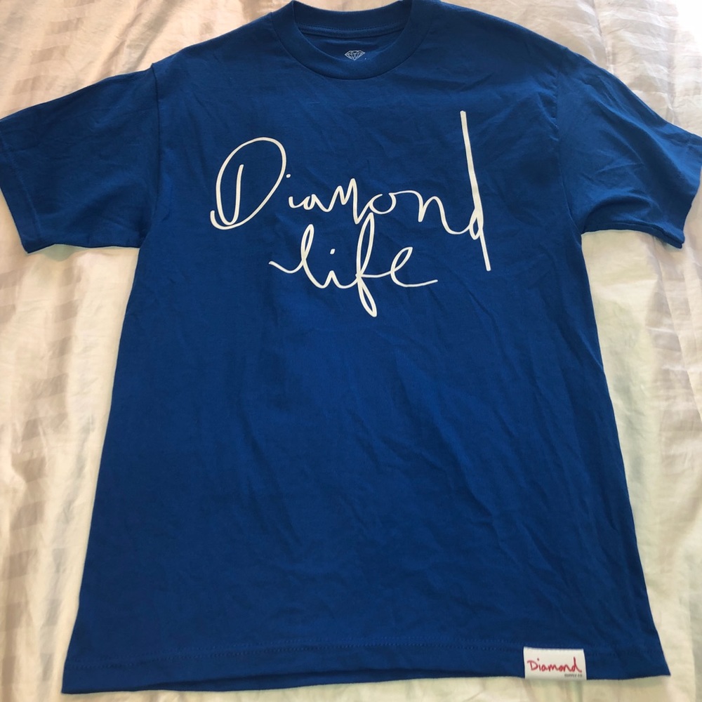 Diamond Supply Co Blue Tee